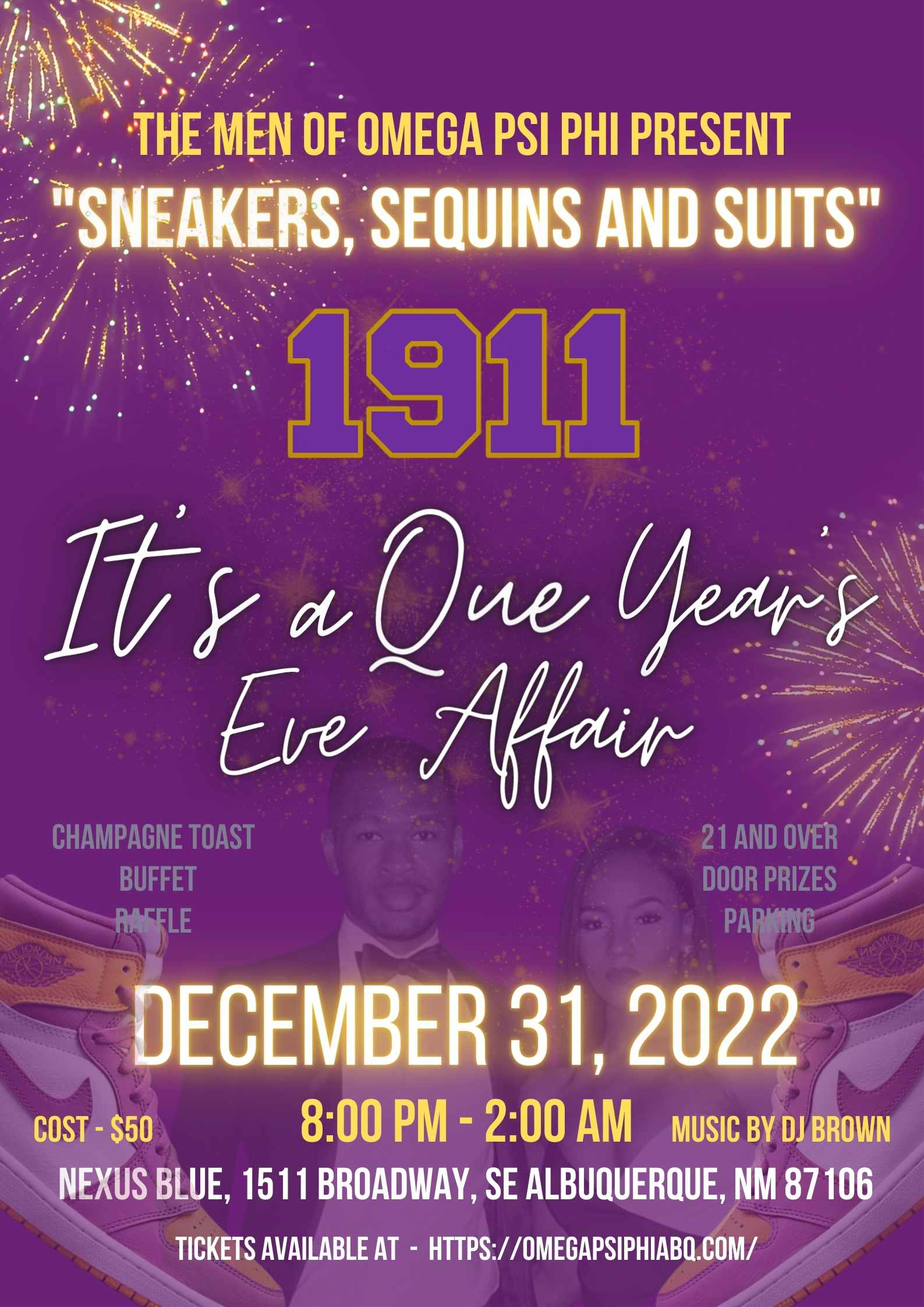 Sequins, Sneakers & Suits New Year’s Eve