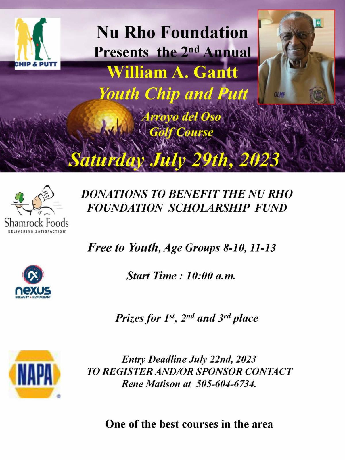 Nu Rho Youth Chip & Putt