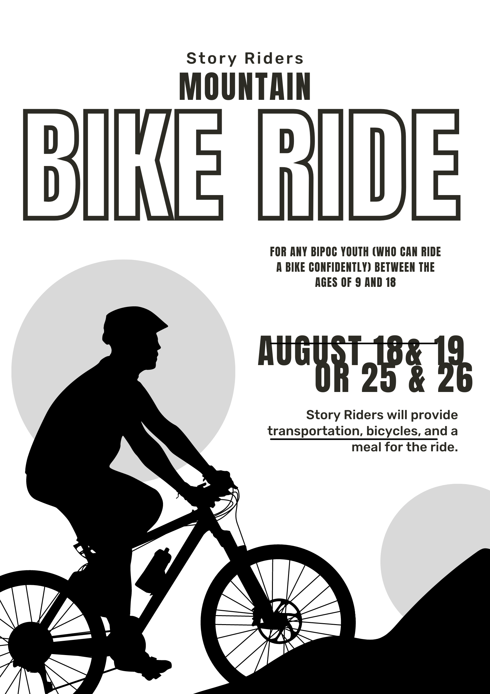 Story Riders Youth Mountain Bike Rides
