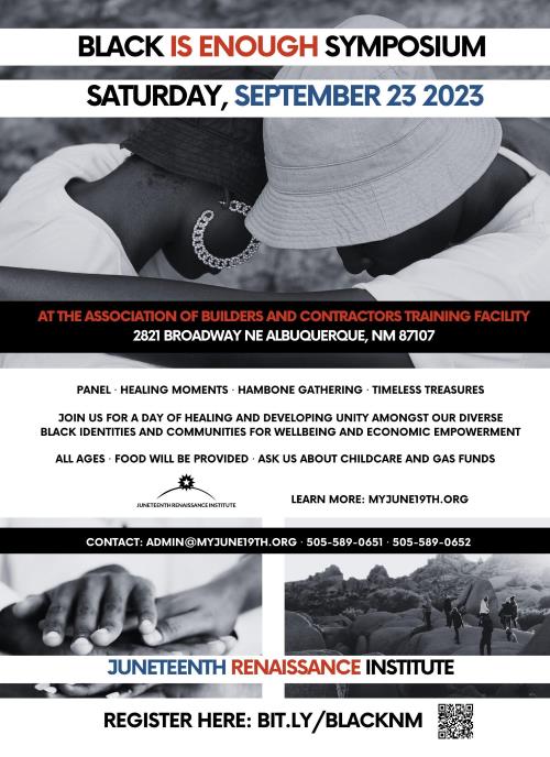 Black Is Enough Symposium