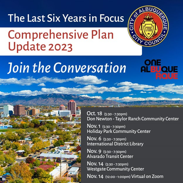 City Comprehensive Plan Meeting online on Zoom