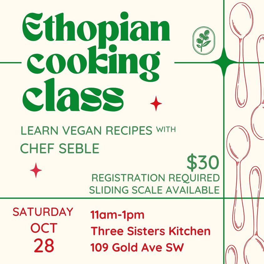 Vegan Ethiopian Cooking Class