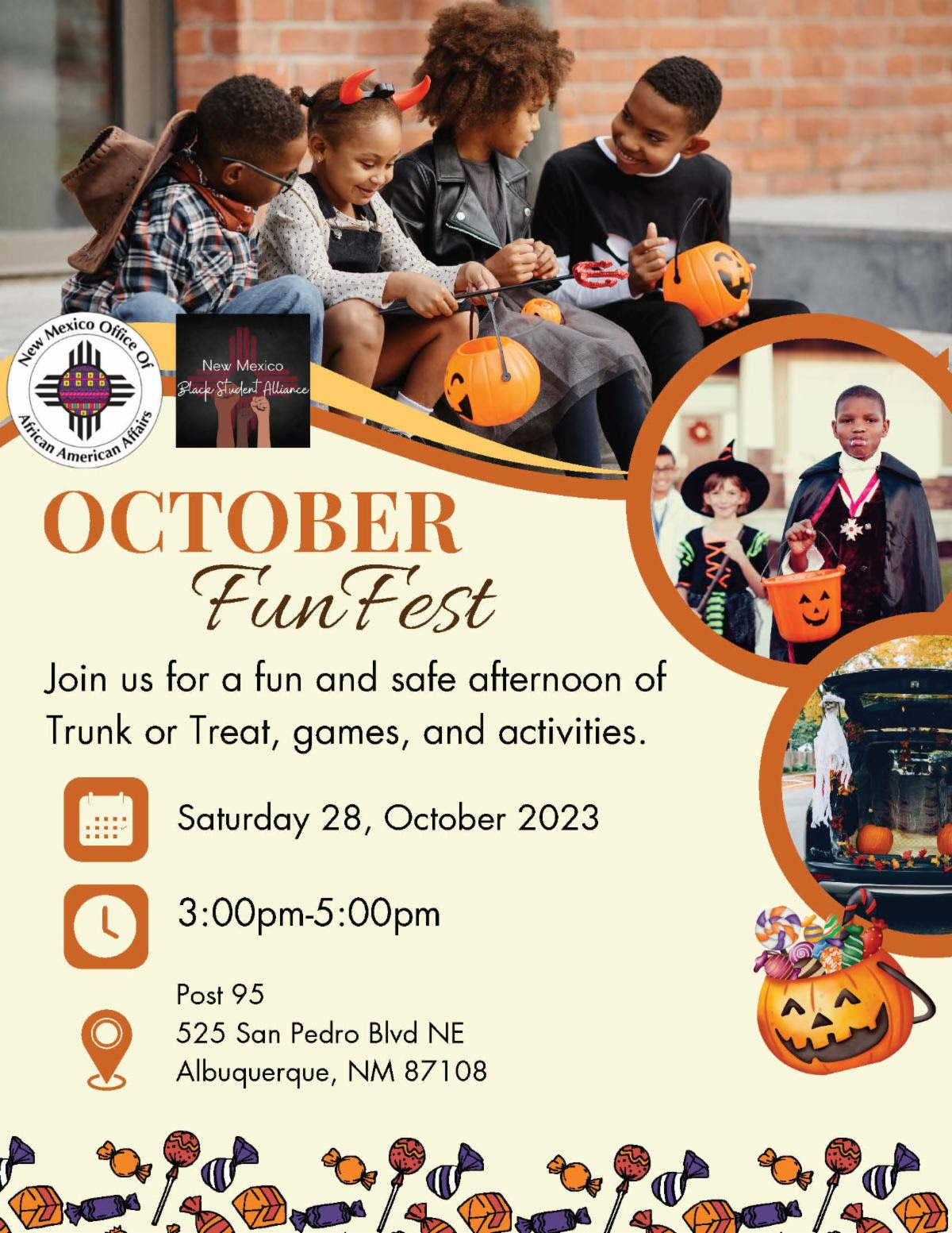 NM Black Student Alliance October FunFest and Trunk-or-Treat