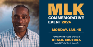 Khalil Ekulona MLK Day Keynote at Vanderbilt