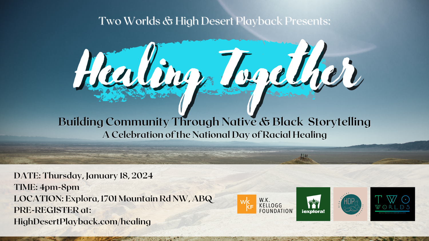 Healing Together: Building Community Through Native & Black Storytelling