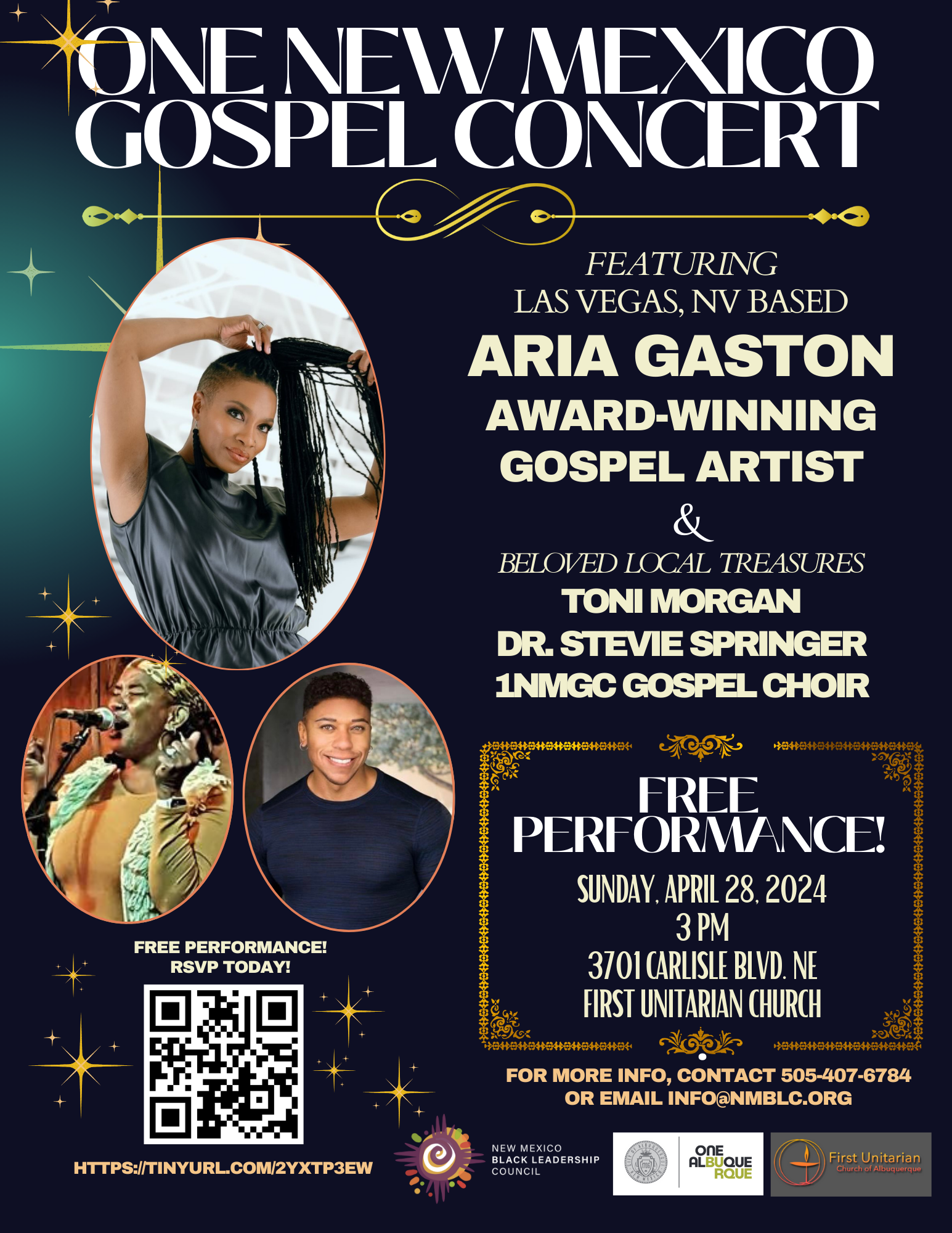 One New Mexico Gospel Concert feat. Aria Gaston