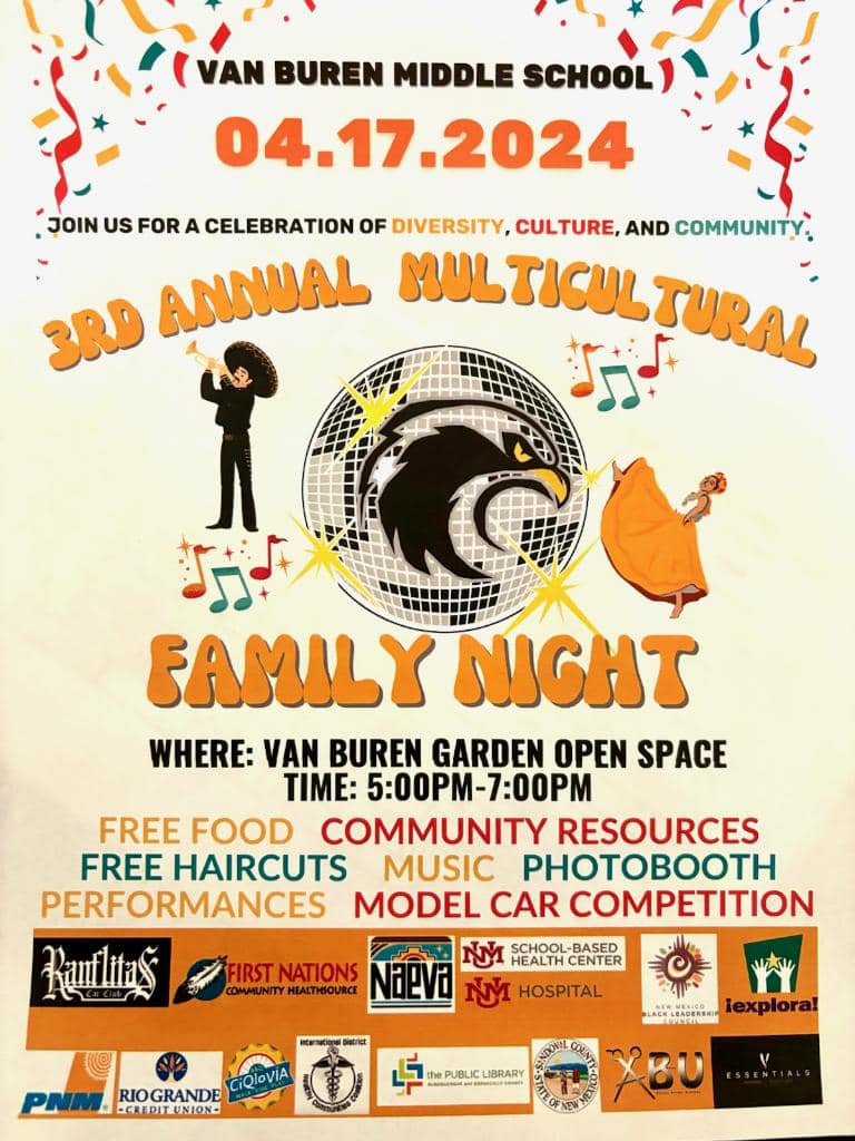 Van Buren Middle School Multicultural Family Night