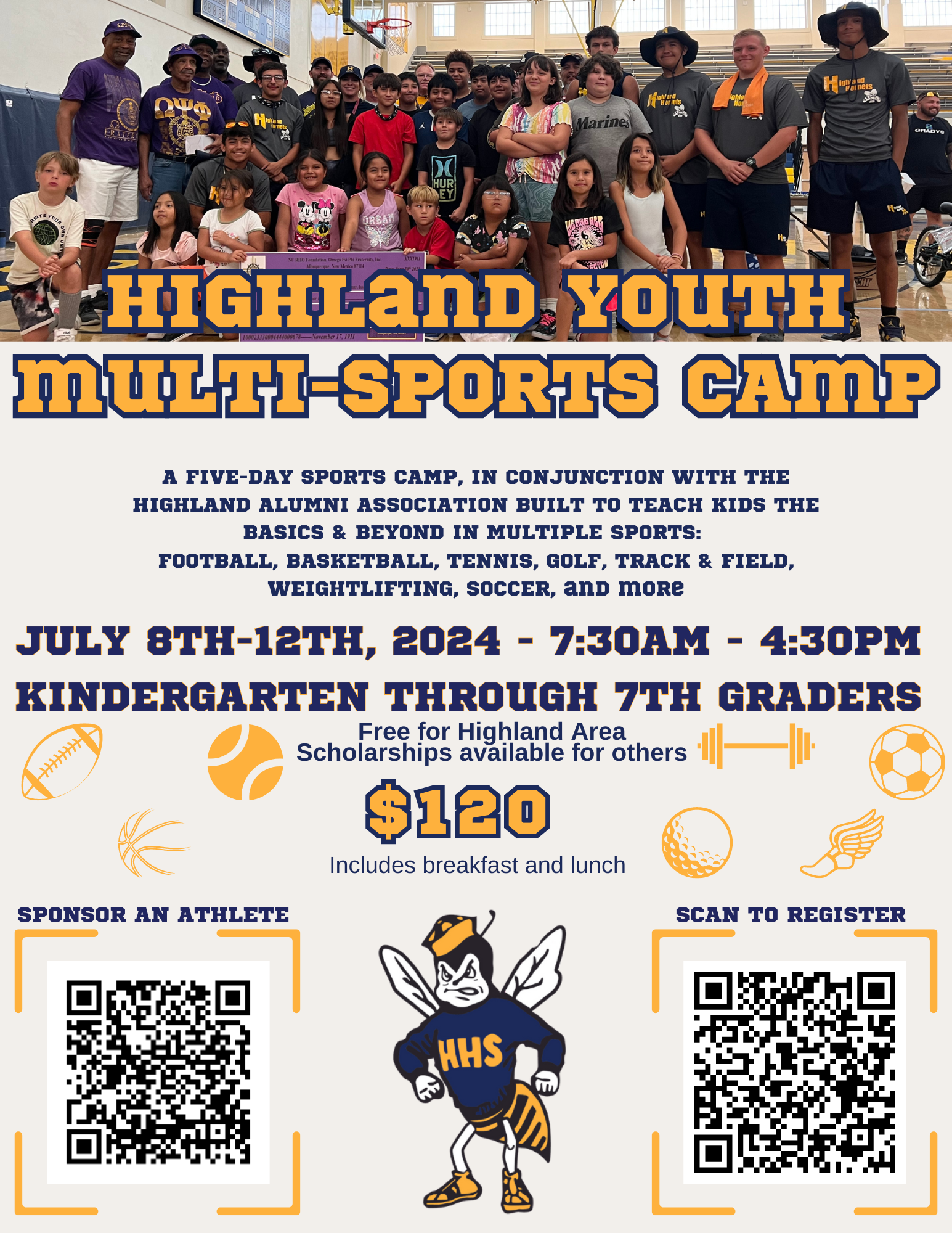 Highland Hornets Youth Multi-Sports Camp