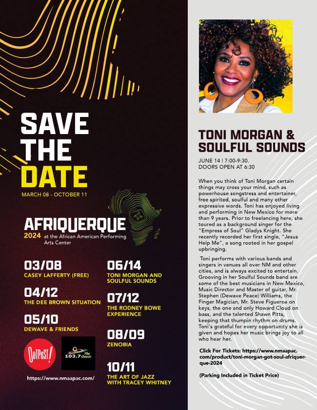 Afriquerque: Toni Morgan & Soulful Sounds
