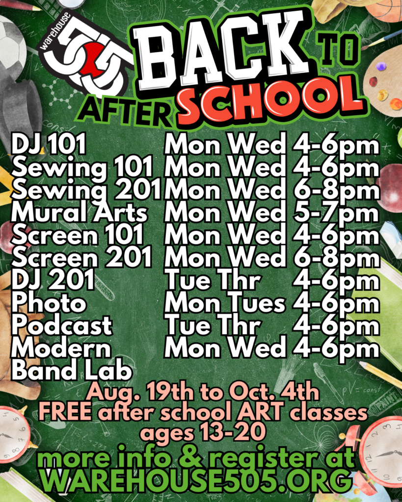 Back to After School Arts Program