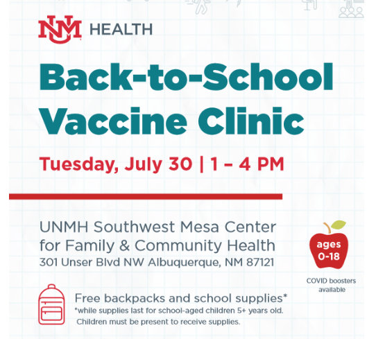Back-to-School Vaccine Clinic