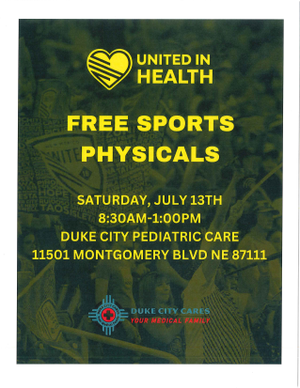 Free Sports Physicals for Kids