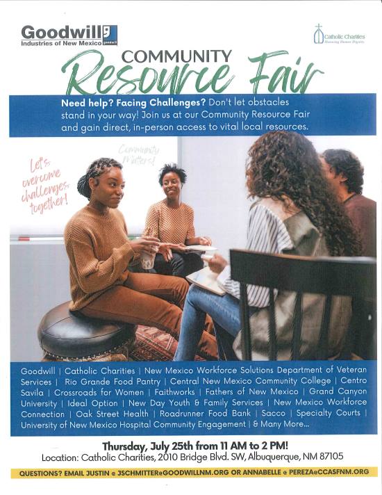 Goodwill Community Resource Fair