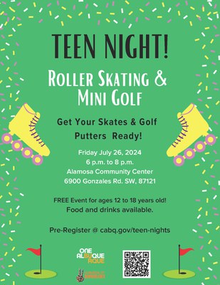Mini Golf and Roller Skate Teen Night