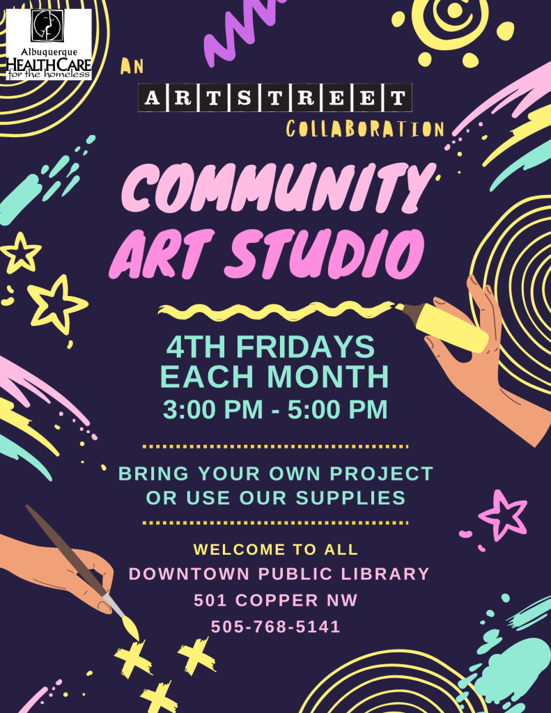ArtStreet Community Art Studio at the Library