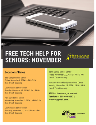 Teeniors: Free Tech Help for Seniors
