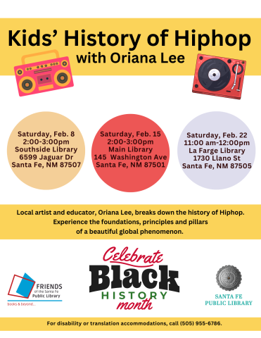 Kids’ History of Hip Hop with Oriana Lee