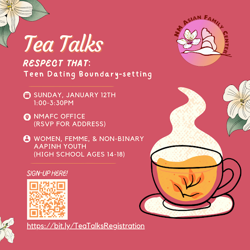 NM Asian Family Center Tea Talks High School