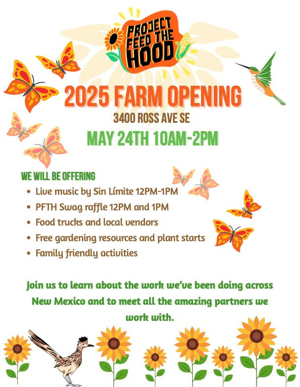 Project Feed the Hood Farm Opening