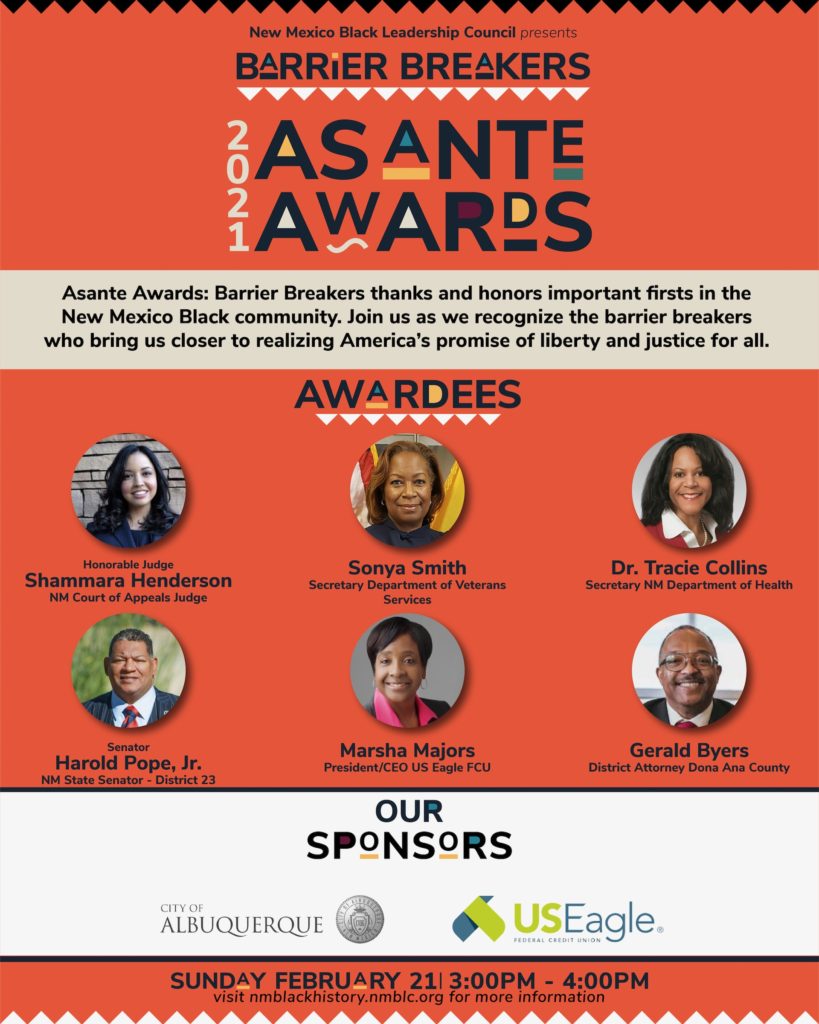 New Mexico Black History Festival Asante Flyer