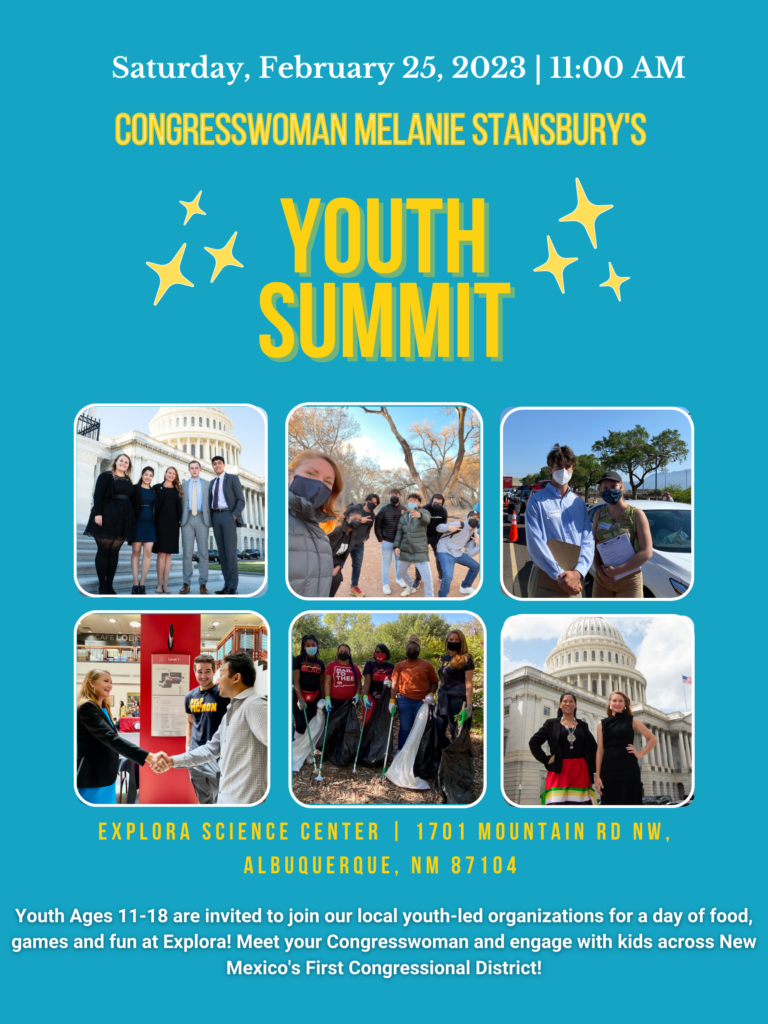 Congresswoman Melanie Stansbury’s Youth Summit