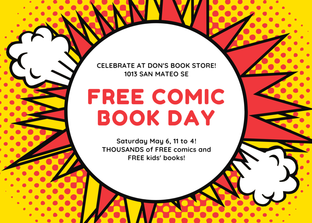 Free Comic Book Day at Don’s Book Store