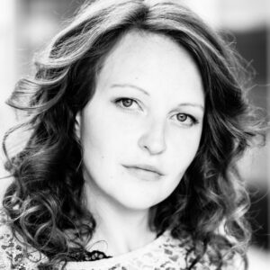 B&W photo of Eileen Jerrett