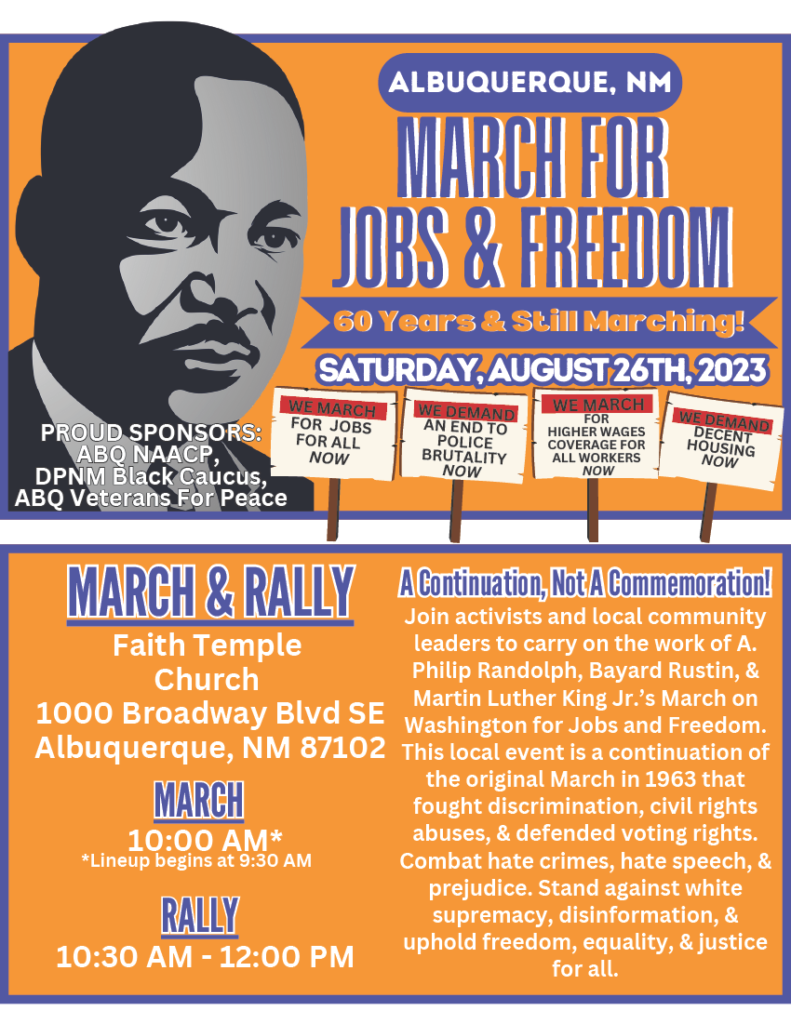 ABQ March on Washington for Jobs & Freedom