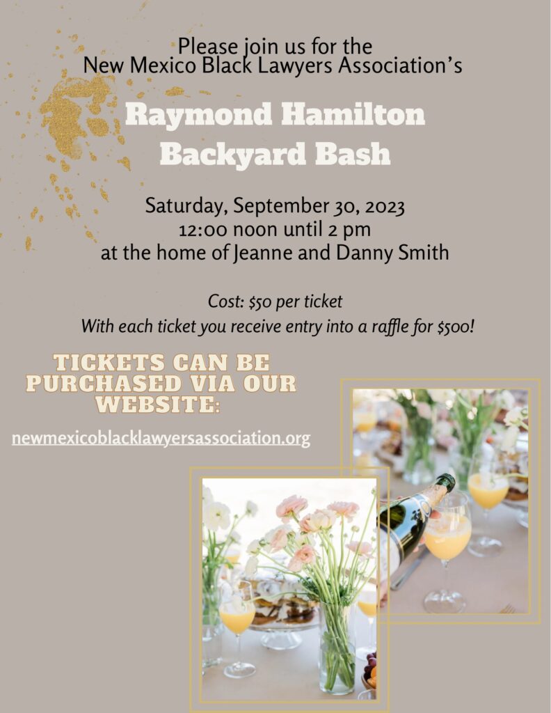 NMBLA’s Raymond Hamilton Backyard Bash