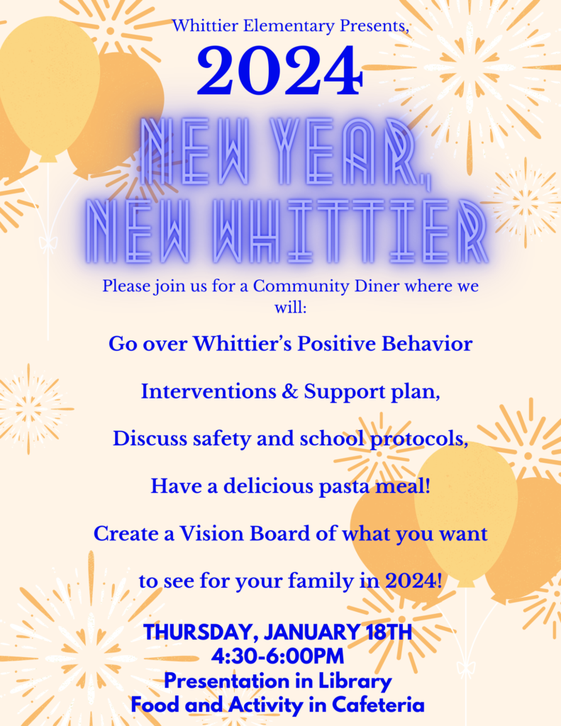 Whittier Community Diner: New Year, New Whittier