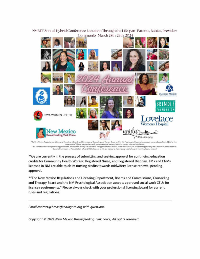 Lactation Through the Lifespan Conference