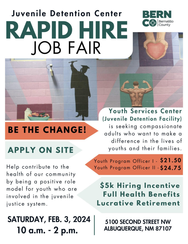 Juvenile Detention RAPID HIRE Job Fair