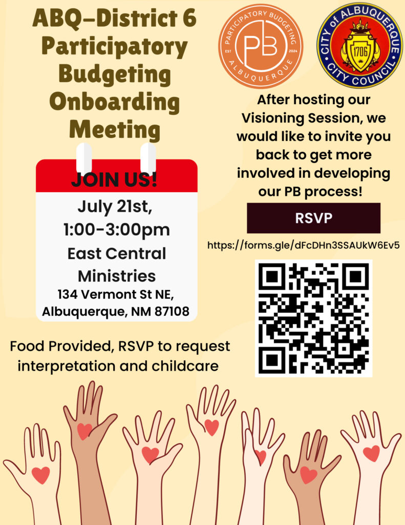 District 6 Participatory Budgeting Meeting