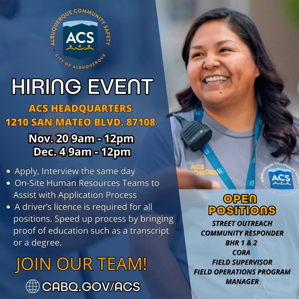 Albuquerque Community Safety Hiring Event