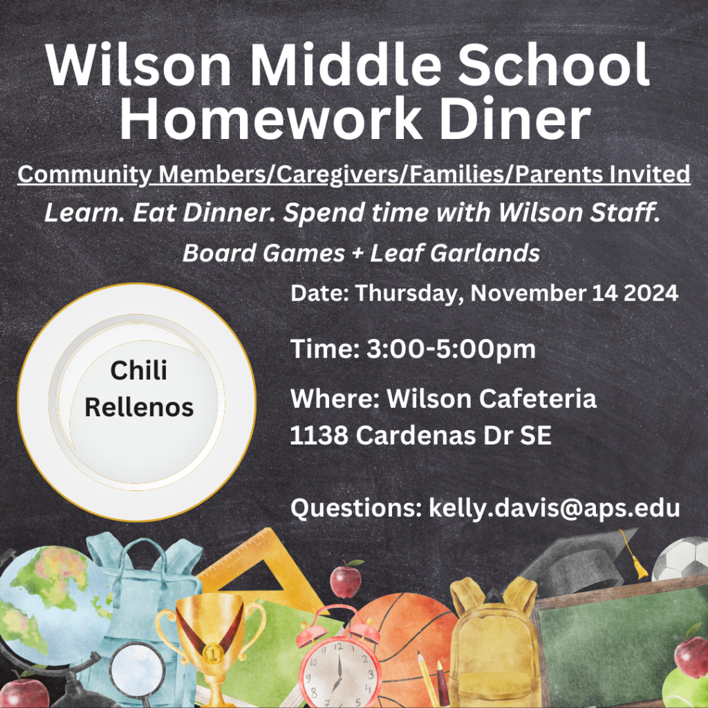 Wilson MS Homework Diner