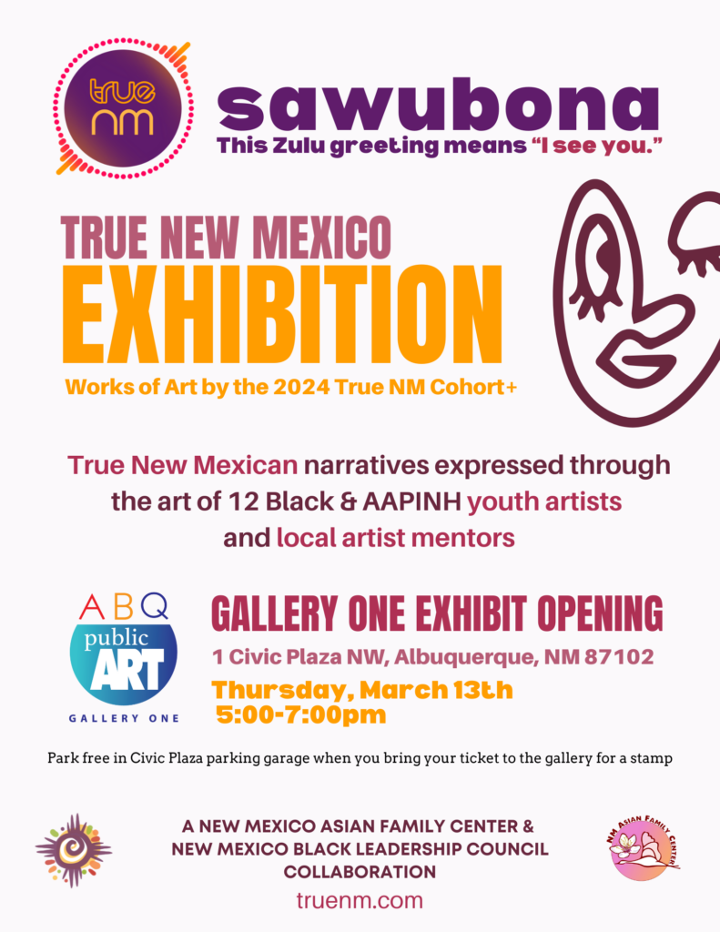 True NM Sawubona+ Exhibition art opening