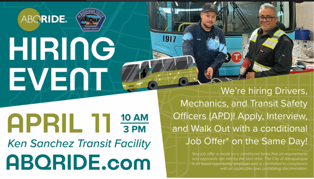 ABQRide Hiring Event