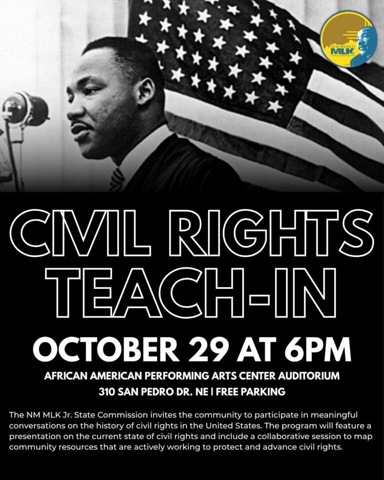 NM MLK Commission Civil Rights Teach-In