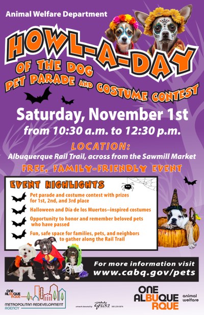 Howl-a-Day of the Dog Pet Parade and Costume Contest