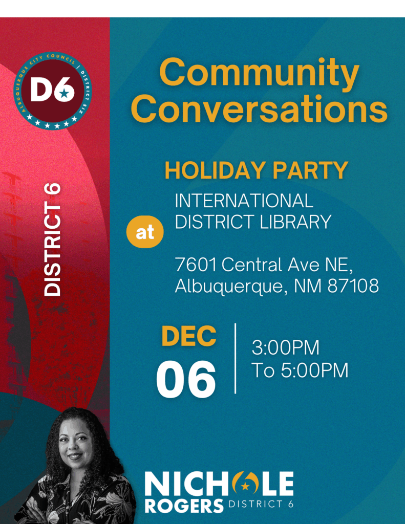 District 6 Community Holiday Party with Nichole Rogers