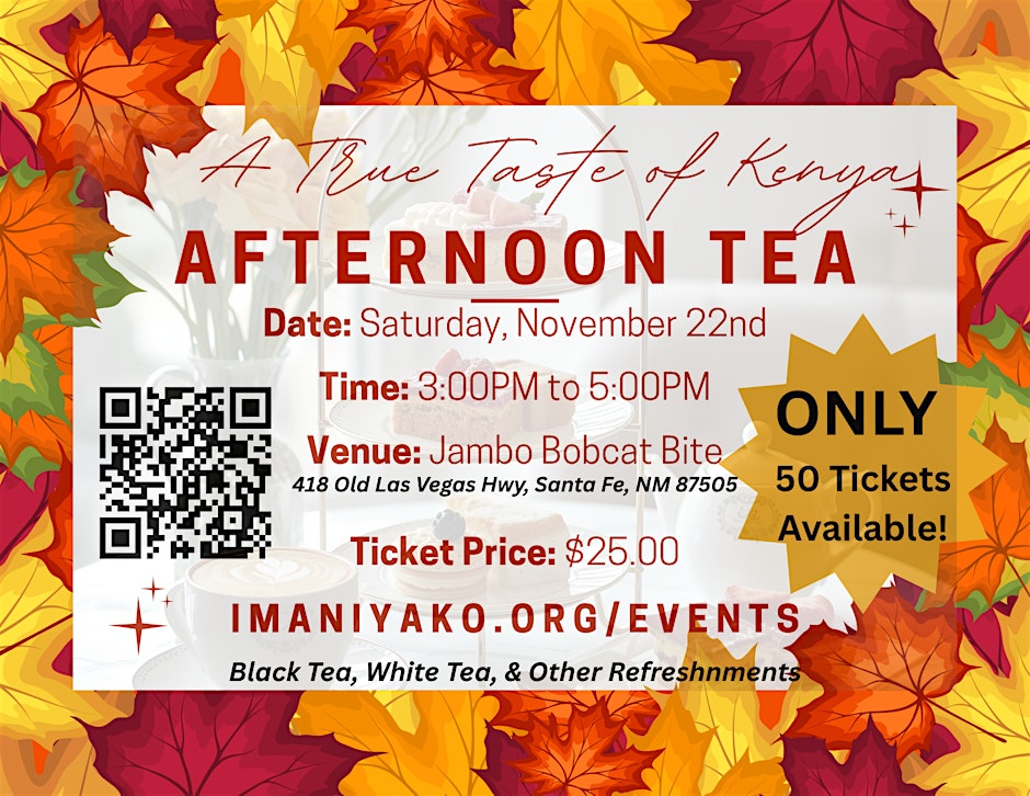 Taste of Kenya Afternoon Tea