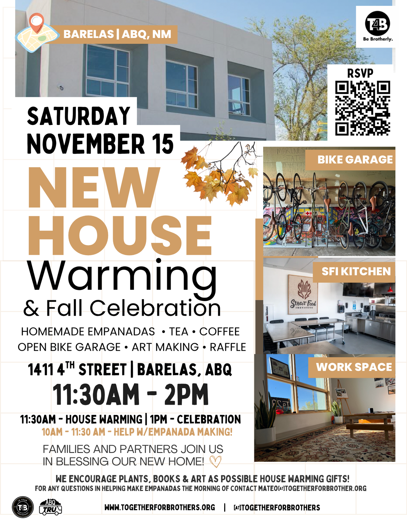 Together 4 Brothers New House Warming & Fall Celebration