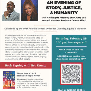 An Evening of Story, Justice, & Humanity