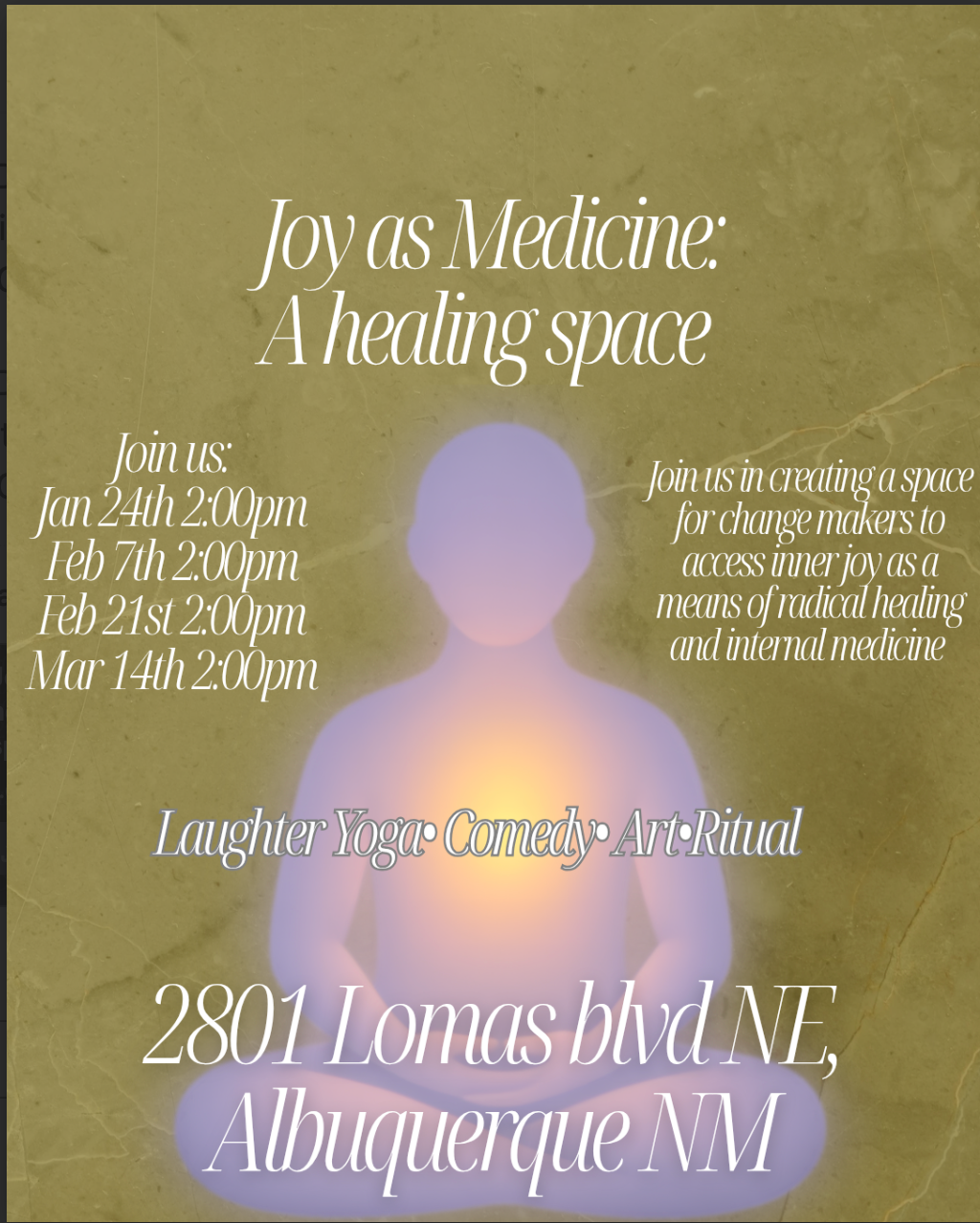 Joy as Medicine Healing Space