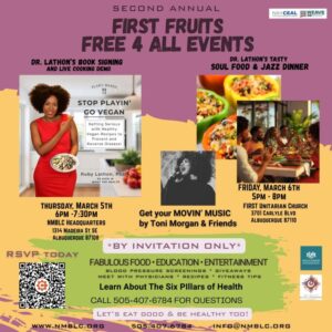 First Fruits Free 4 All Soul Food & Jazz Dinner