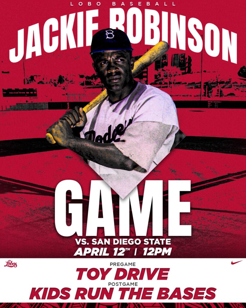 *FREE* Lobo Baseball Jackie Robinson Game