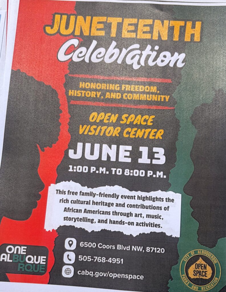 Open Space Visitor Center Juneteenth Celebration
