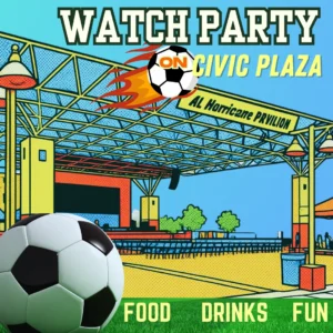 World Cup Watch Party on Civic Plaza