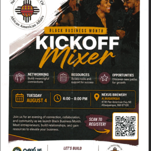 Black Business Month Kickoff Mixer