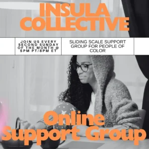 Monthly Online BIPOC Mental Health Support Group